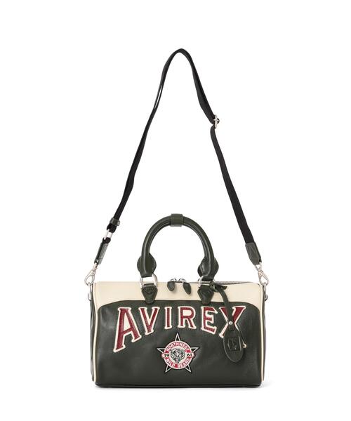 AVIREX(アヴィレックス)の「WILD BEARS MINI DUFFLE BAG(ボストンバッグ・レディース・ブラック/モスグリーン・F)」の22枚目の写真