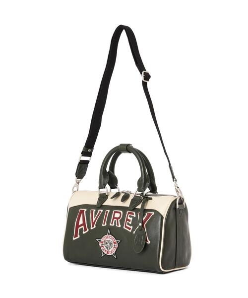 AVIREX(アヴィレックス)の「WILD BEARS MINI DUFFLE BAG(ボストンバッグ・レディース・ブラック/モスグリーン・F)」の3枚目の写真