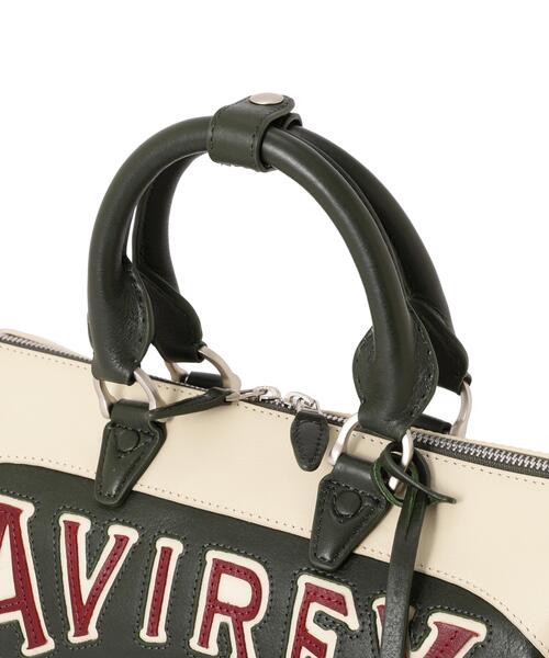 AVIREX(アヴィレックス)の「WILD BEARS MINI DUFFLE BAG(ボストンバッグ・レディース・ブラック/モスグリーン・F)」の8枚目の写真