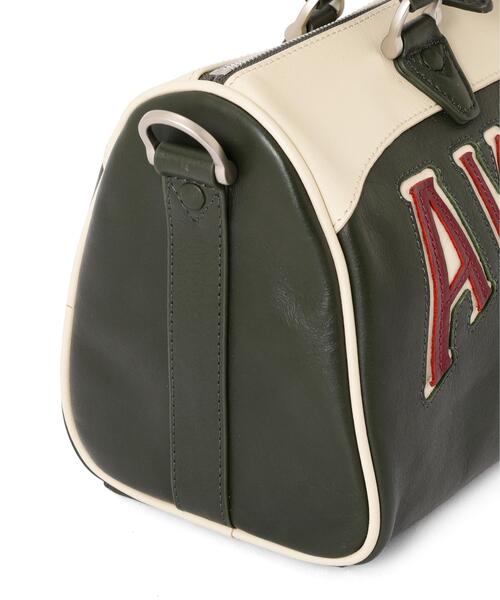 AVIREX(アヴィレックス)の「WILD BEARS MINI DUFFLE BAG(ボストンバッグ・レディース・ブラック/モスグリーン・F)」の12枚目の写真