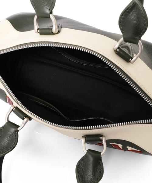 AVIREX(アヴィレックス)の「WILD BEARS MINI DUFFLE BAG(ボストンバッグ・レディース・ブラック/モスグリーン・F)」の15枚目の写真