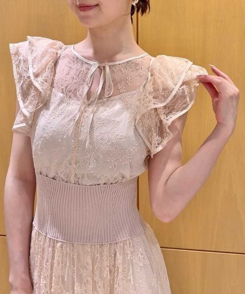 SNIDEL（スナイデル）の「ウエストリブレースドレス（ドレス・レディース・ブラック/ライトグレー/ライトベージュ・0/1）」の19枚目の写真