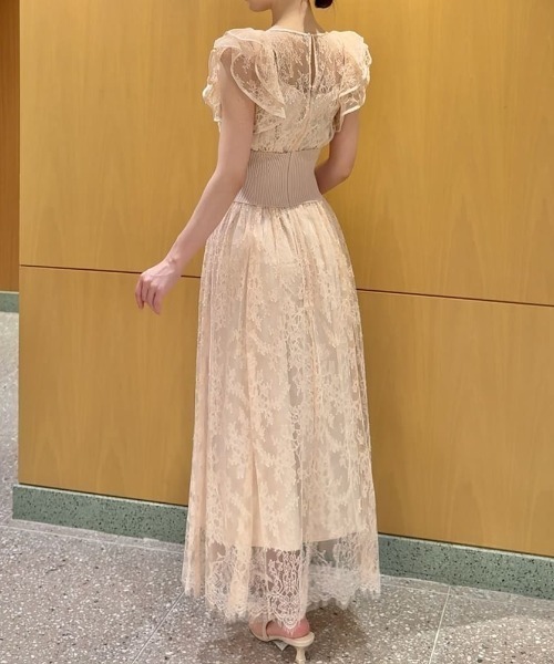 SNIDEL（スナイデル）の「ウエストリブレースドレス（ドレス・レディース・ブラック/ライトグレー/ライトベージュ・0/1）」の18枚目の写真