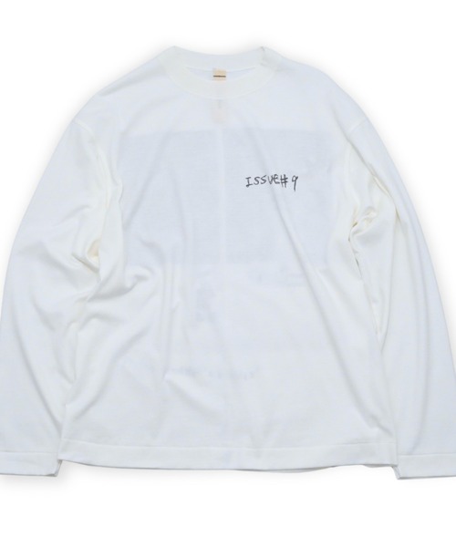 SHINYAKOZUKA(シンヤコヅカ)の「【SHINYAKOZUKA】 issue#9(L/S tee)(Tシャツ/カットソー・メンズ・ホワイト・MEDIUM/SMALL)」の1枚目の写真
