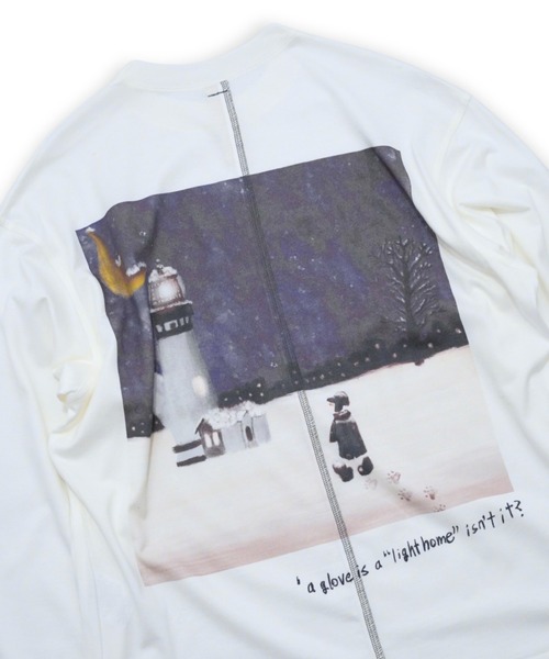 SHINYAKOZUKA(シンヤコヅカ)の「【SHINYAKOZUKA】 issue#9(L/S tee)(Tシャツ/カットソー・メンズ・ホワイト・MEDIUM/SMALL)」の4枚目の写真