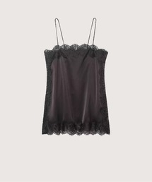 Satin Lace Trim Cami/サテンレーストリムキャミ