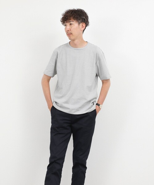 NOLLEY’S(ノーリーズ)の「【BECシリーズ】立体ボーダーTシャツ(Tシャツ/カットソー・メンズ・ブルー系その他/ホワイト系その他/ブラック系その他・M/L/XL/S)」の10枚目の写真