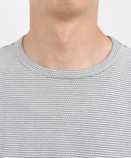 NOLLEY’S(ノーリーズ)の「【BECシリーズ】立体ボーダーTシャツ(Tシャツ/カットソー・メンズ・ブルー系その他/ホワイト系その他/ブラック系その他・M/L/XL/S)」の18枚目の写真