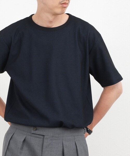 NOLLEY’S(ノーリーズ)の「【BECシリーズ】立体ボーダーTシャツ(Tシャツ/カットソー・メンズ・ブルー系その他/ホワイト系その他/ブラック系その他・M/L/XL/S)」の20枚目の写真