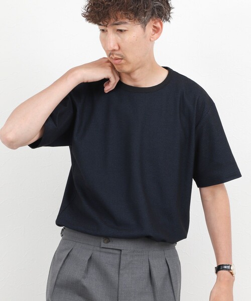 NOLLEY’S(ノーリーズ)の「【BECシリーズ】立体ボーダーTシャツ(Tシャツ/カットソー・メンズ・ブルー系その他/ホワイト系その他/ブラック系その他・M/L/XL/S)」の21枚目の写真