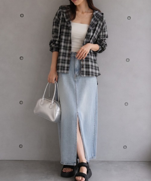 モデル身長：157cm
着用サイズ：FREE