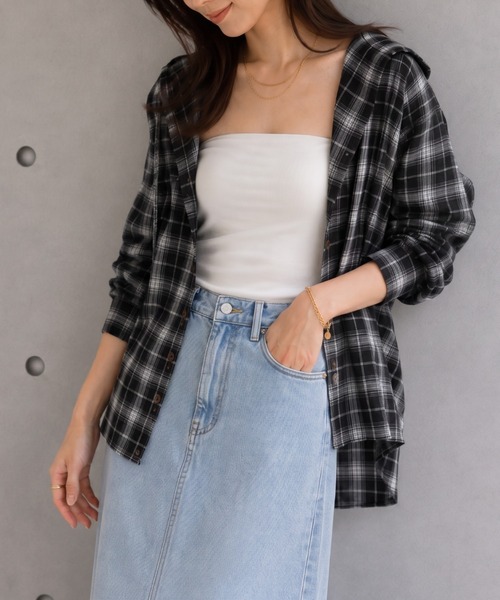 モデル身長：157cm
着用サイズ：FREE