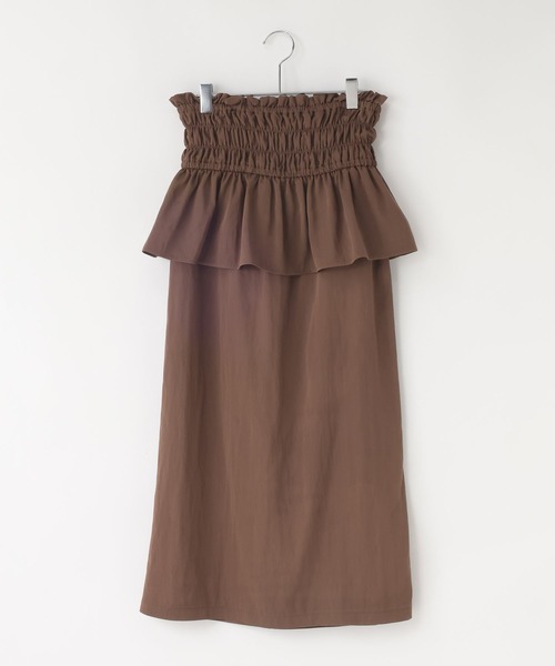 LOWRYS FARM(ローリーズファーム)の「シャーリングビスチェスカート2P 1051971(スカート・レディース・ブラック/ブラウン/ベージュ系その他2・MEDIUM/LARGE)」の16枚目の写真