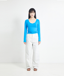 レースベビーTシャツ(ブルー)