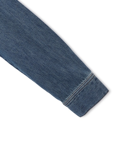 ADAM ET ROPE'(アダムエロペ)の「【WEB限定】デニムシャツロングワンピース(シャツワンピース・レディース・ブラック/ブルー・36/38)」の21枚目の写真