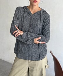 【WEB限定】ヘンリーシアーニットパーカー