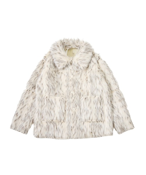 FTW(エフティダブリュー)の「REVERSIBLE FUR COAT(その他アウター・レディース・ライトグリーン/ブラック・FREE)」の11枚目の写真