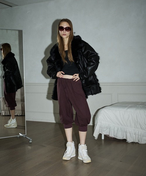 FTW(エフティダブリュー)の「REVERSIBLE FUR COAT(その他アウター・レディース・ライトグリーン/ブラック・FREE)」の21枚目の写真