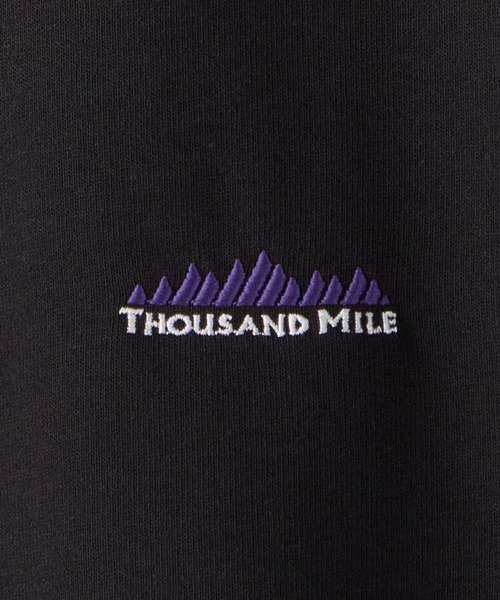 THOUSAND MILE(サウザンドマイル)の「THOUSAND MILE/ SHORT SLEEVE PRINT T-SHIRT VERTICAL LOGO / TM261TC00470 秋服 冬服(Tシャツ/カットソー・メンズ・ブラック・XS)」の6枚目の写真