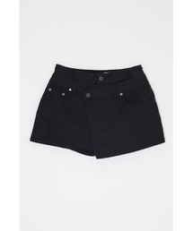 BACKSATIN LAYERED ミニスカート