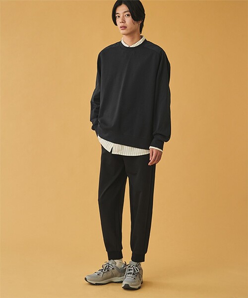 AIGLE（エーグル）の「UVカット スウェットパンツ（セットアップ対応）（スウェットパンツ・メンズ・ブラック/ヘザーグレー・L/XS/XL/S/M）」の7枚目の写真