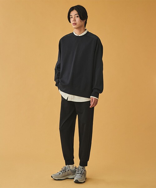 AIGLE（エーグル）の「UVカット スウェットパンツ（セットアップ対応）（スウェットパンツ・メンズ・ブラック/ヘザーグレー・L/XS/XL/S/M）」の8枚目の写真