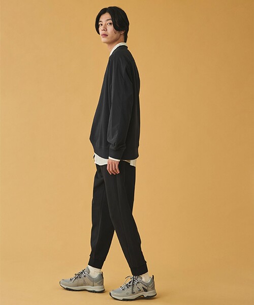 AIGLE（エーグル）の「UVカット スウェットパンツ（セットアップ対応）（スウェットパンツ・メンズ・ブラック/ヘザーグレー・L/XS/XL/S/M）」の9枚目の写真