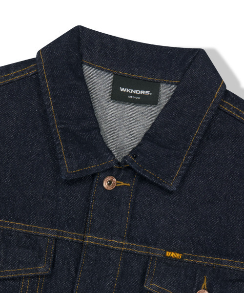 WKNDRS(ウィーキャンドース)の「OG TRUCKER JACKET (D.BLUE)(デニムジャケット・レディース・その他・MEDIUM/LARGE/X-LARGE)」の3枚目の写真