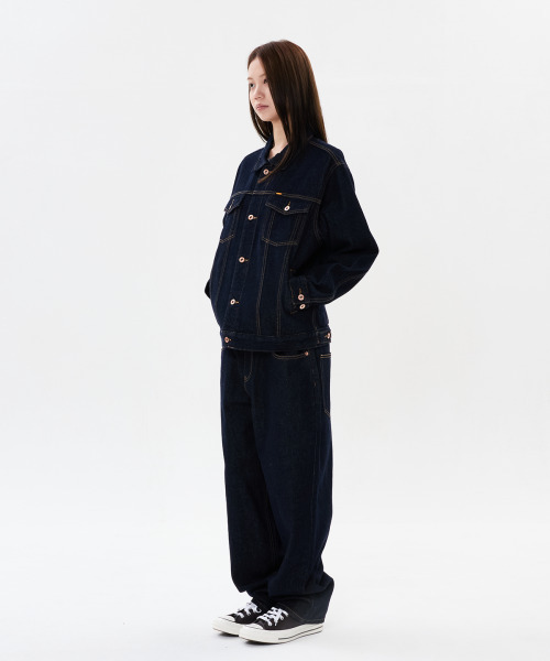 WKNDRS(ウィーキャンドース)の「OG TRUCKER JACKET (D.BLUE)(デニムジャケット・レディース・その他・MEDIUM/LARGE/X-LARGE)」の10枚目の写真