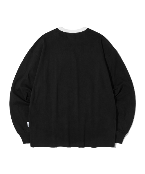 URBANDTYPE(アーバンディタイプ)の「フットボールジャージロングスリーブ_ブラック(Tシャツ/カットソー・メンズ・その他・SMALL/MEDIUM/LARGE)」の6枚目の写真