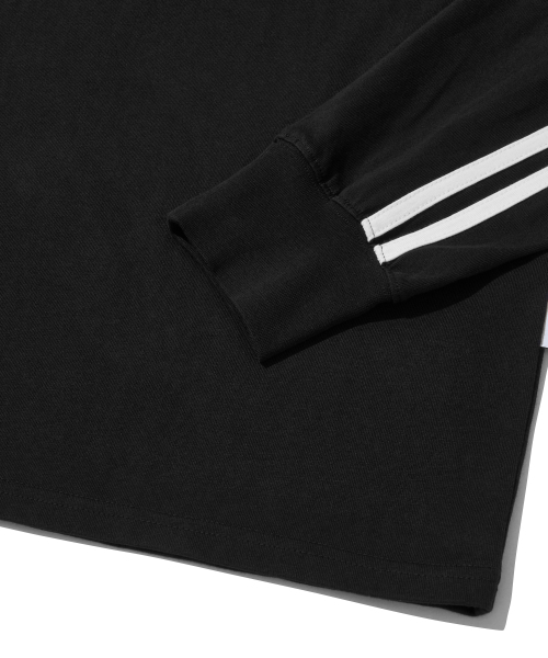 URBANDTYPE(アーバンディタイプ)の「フットボールジャージロングスリーブ_ブラック(Tシャツ/カットソー・メンズ・その他・SMALL/MEDIUM/LARGE)」の3枚目の写真
