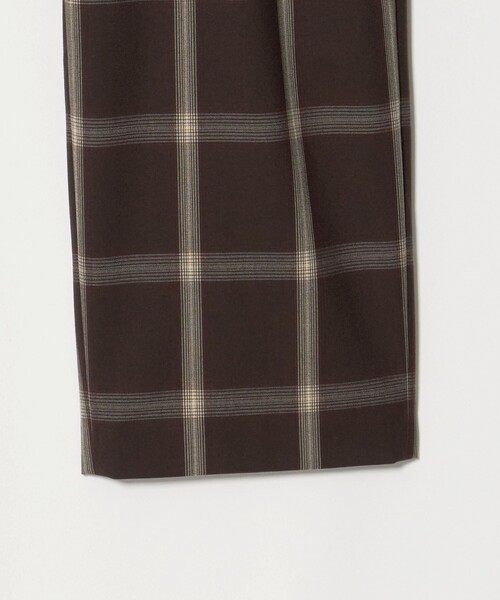 BEAUTY&YOUTH UNITED ARROWS（ビューティーアンドユースユナイテッドアローズ）の「ポリエステルブレンド チェック ワイドパンツ（スラックス・レディース・ダークブラウン/ベージュ・M/S）」の15枚目の写真