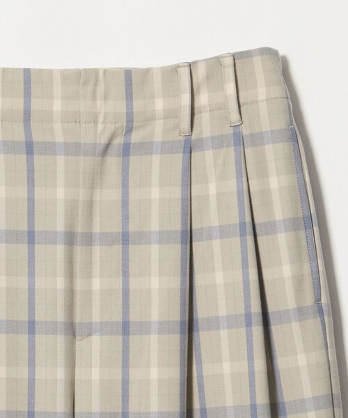BEAUTY&YOUTH UNITED ARROWS（ビューティーアンドユースユナイテッドアローズ）の「ポリエステルブレンド チェック ワイドパンツ（スラックス・レディース・ダークブラウン/ベージュ・M/S）」の17枚目の写真