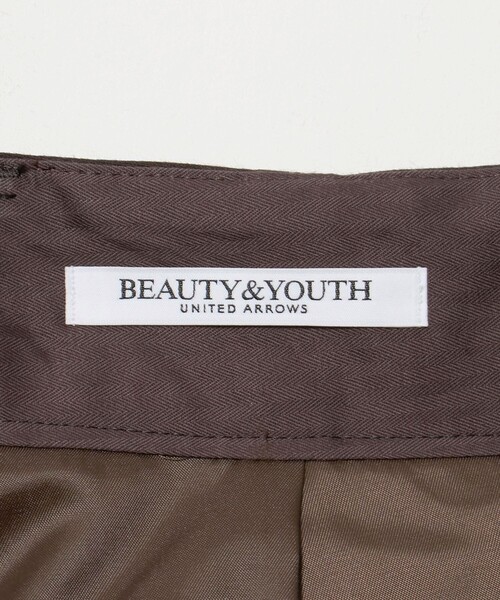 BEAUTY&YOUTH UNITED ARROWS（ビューティーアンドユースユナイテッドアローズ）の「ポリエステルブレンド チェック ワイドパンツ（スラックス・レディース・ダークブラウン/ベージュ・M/S）」の20枚目の写真