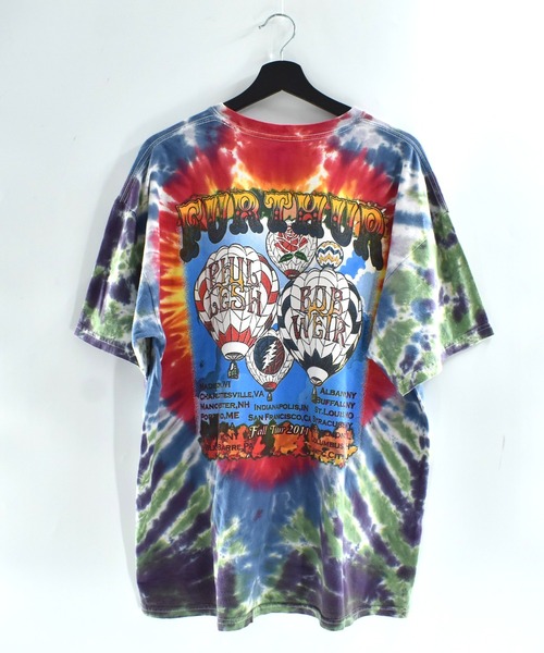 GILDAN(ギルダン)の「【USED】FURTHUR “FALL TOUR 2011” タイダイ バンド Tシャツ(Tシャツ/カットソー・メンズ・マルチ・X-LARGE)」の4枚目の写真