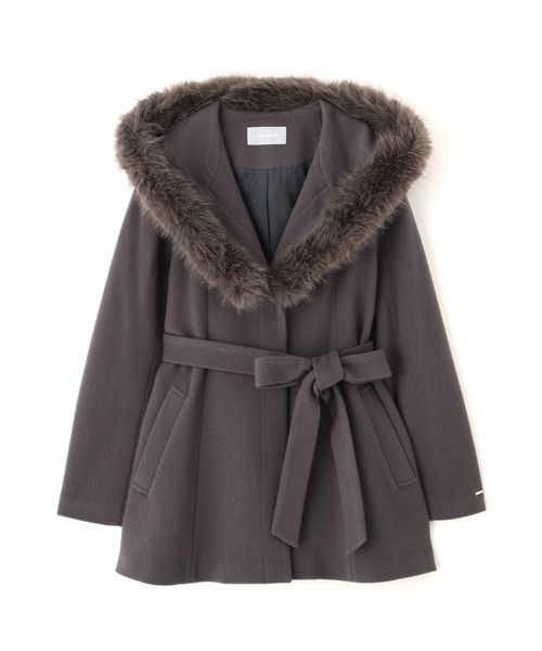 JILL by JILL STUART(ジルバイジルスチュアート)の「フーディミディコート(その他アウター・レディース・ピンク/ホワイト/グレー・MEDIUM/SMALL)」の16枚目の写真