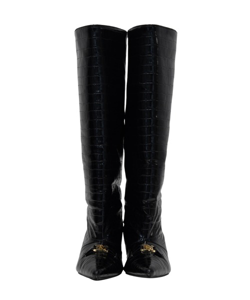 ANDRESD(アンドレスド)の「ロゴバックルロングブーツ / LOGO BUCKLE LONG BOOTS(ブーツ・レディース・ブラウン/ブラック・39/37/38)」の21枚目の写真