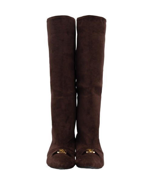 ANDRESD(アンドレスド)の「ロゴバックルロングブーツ / LOGO BUCKLE LONG BOOTS(ブーツ・レディース・ブラウン/ブラック・39/37/38)」の19枚目の写真