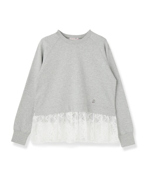 DRESSTERIOR(ドレステリア)の「レースドッキング裏毛プルオーバー(Tシャツ/カットソー・レディース・ライトグレー/ブラウン系その他・36/38)」の15枚目の写真
