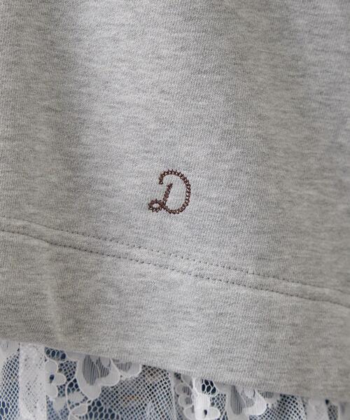 DRESSTERIOR(ドレステリア)の「レースドッキング裏毛プルオーバー(Tシャツ/カットソー・レディース・ライトグレー/ブラウン系その他・36/38)」の10枚目の写真