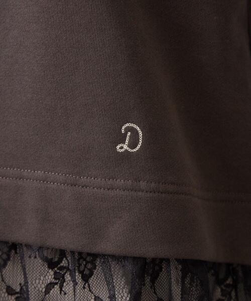 DRESSTERIOR(ドレステリア)の「レースドッキング裏毛プルオーバー(Tシャツ/カットソー・レディース・ライトグレー/ブラウン系その他・36/38)」の14枚目の写真