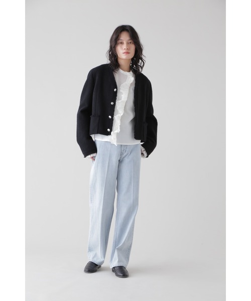 YLEVE(イレーヴ)の「YLEVE / 13.5oz DENIM PRESSED 5P FADE(デニムパンツ・レディース・ブルー・2)」の12枚目の写真