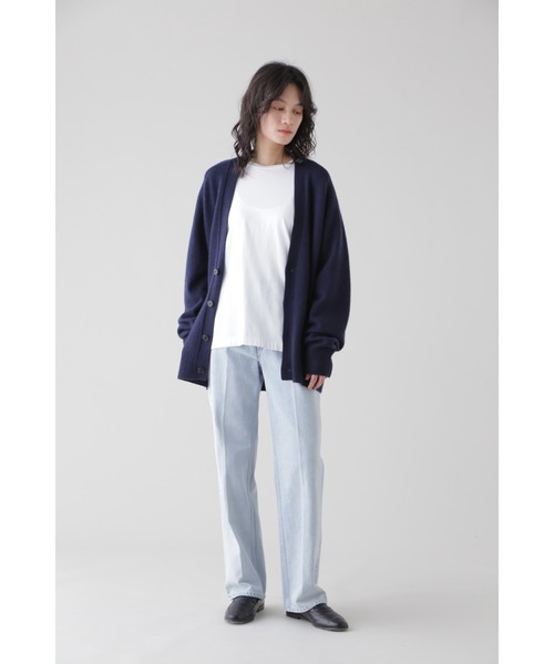 YLEVE(イレーヴ)の「YLEVE / 13.5oz DENIM PRESSED 5P FADE(デニムパンツ・レディース・ブルー・2)」の2枚目の写真