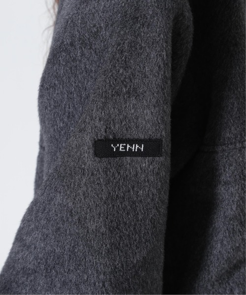 YENN(イエン)の「YENN(イエン)SHAGGY HALF ZIP JK(ブルゾン・レディース・チャコールグレー/ベージュ・F)」の11枚目の写真