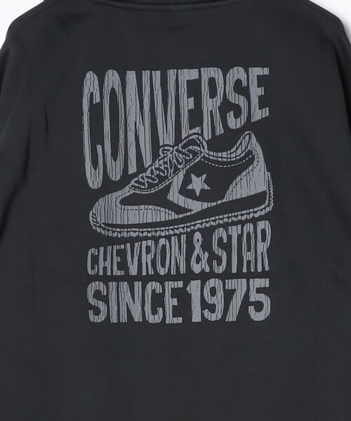 CONVERSE（コンバース）の「コンバース CONVERSE SF スウェットフーディ M（パーカー・メンズ・ブラック/ライトグレー・L/LL/M）」の3枚目の写真