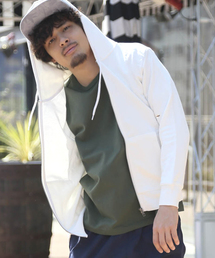 Denime | HEAVY SWT ZIP PARKA/スウェットジップパーカー(パーカー)