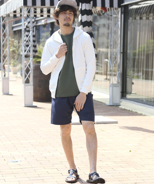 Denime（ドゥニーム）の「HEAVY SWT ZIP PARKA/スウェットジップパーカー（パーカー・メンズ・ネイビー/ピンク/グレー/ホワイト・LARGE/SMALL/X-LARGE/MEDIUM）」の21枚目の写真