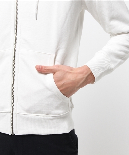 Denime（ドゥニーム）の「HEAVY SWT ZIP PARKA/スウェットジップパーカー（パーカー・メンズ・ネイビー/ピンク/グレー/ホワイト・LARGE/SMALL/X-LARGE/MEDIUM）」の7枚目の写真