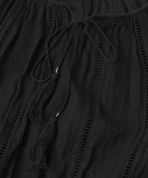 URBAN RESEARCH（アーバンリサーチ）の「UR 刺繍マキシワンピース（ワンピース・レディース・オフホワイト/ブラック・FREE）」の14枚目の写真