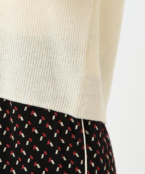 Another Edition(アナザーエディション)の「ループスリーブニットプルオーバー/ AEBC ループSL KNIT PO(ニット/セーター・レディース・ホワイト/ネイビー/マスタード・フリー)」の15枚目の写真